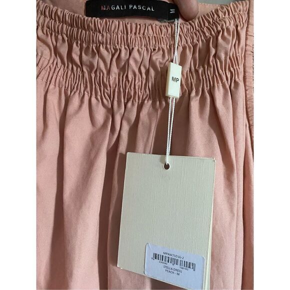 Anthropologie- Magali Pascal Puff-Sleeved Tunic Dress - Picture 6 of 9